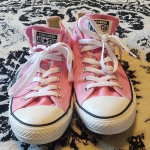 Converse Low Top Pink Canvas Shoes Unisex